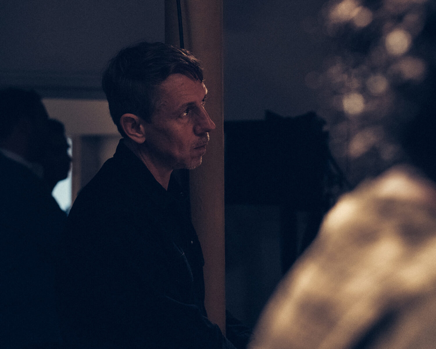 Gilles Peterson watches Jazz  by lifestyle photographer Tim Cole