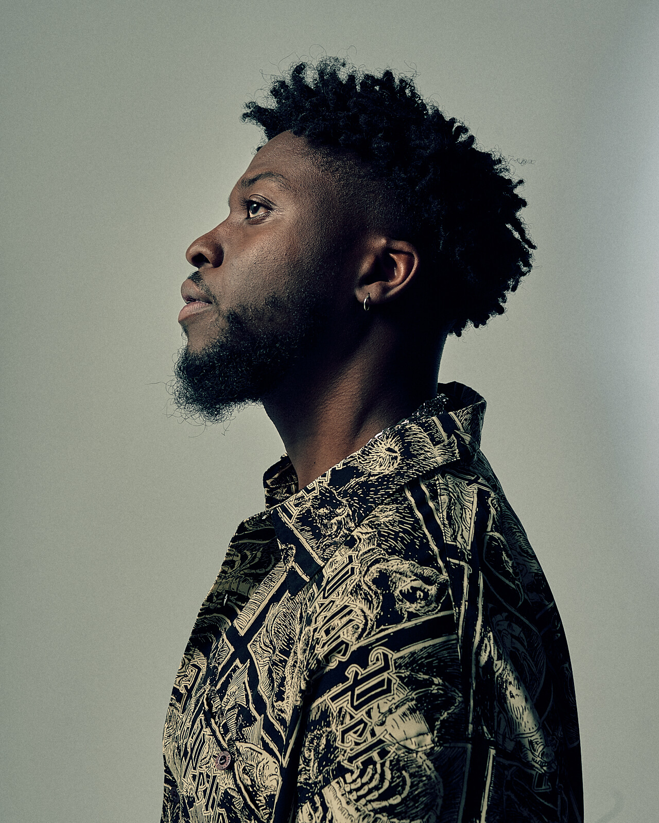 J Appiah in profile by lifestyle photographer