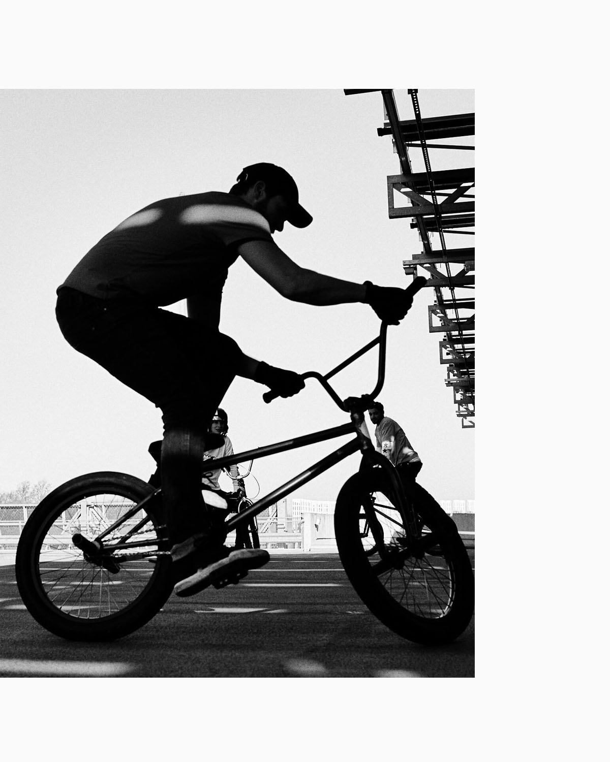  lad silhouette,  bike by lifestyle photographer Tim Cole 