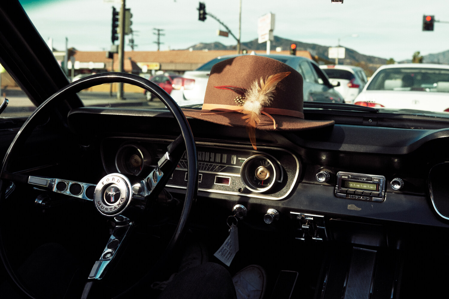 Cowboy had on dash by lifestyle photographer Tim Cole