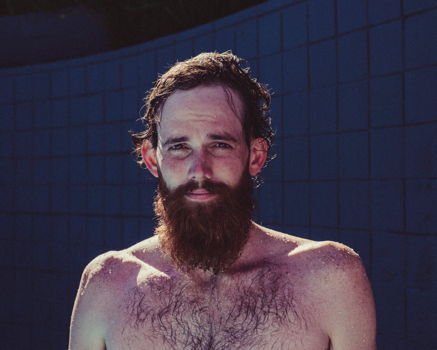  wet bearded hipster, by lifestyle photographer Tim Cole 