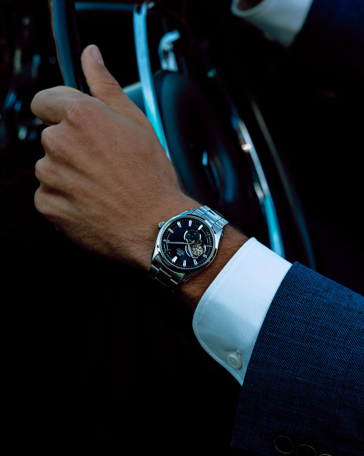  Lifestyle photographer Tim Cole, Orient watch, classic car