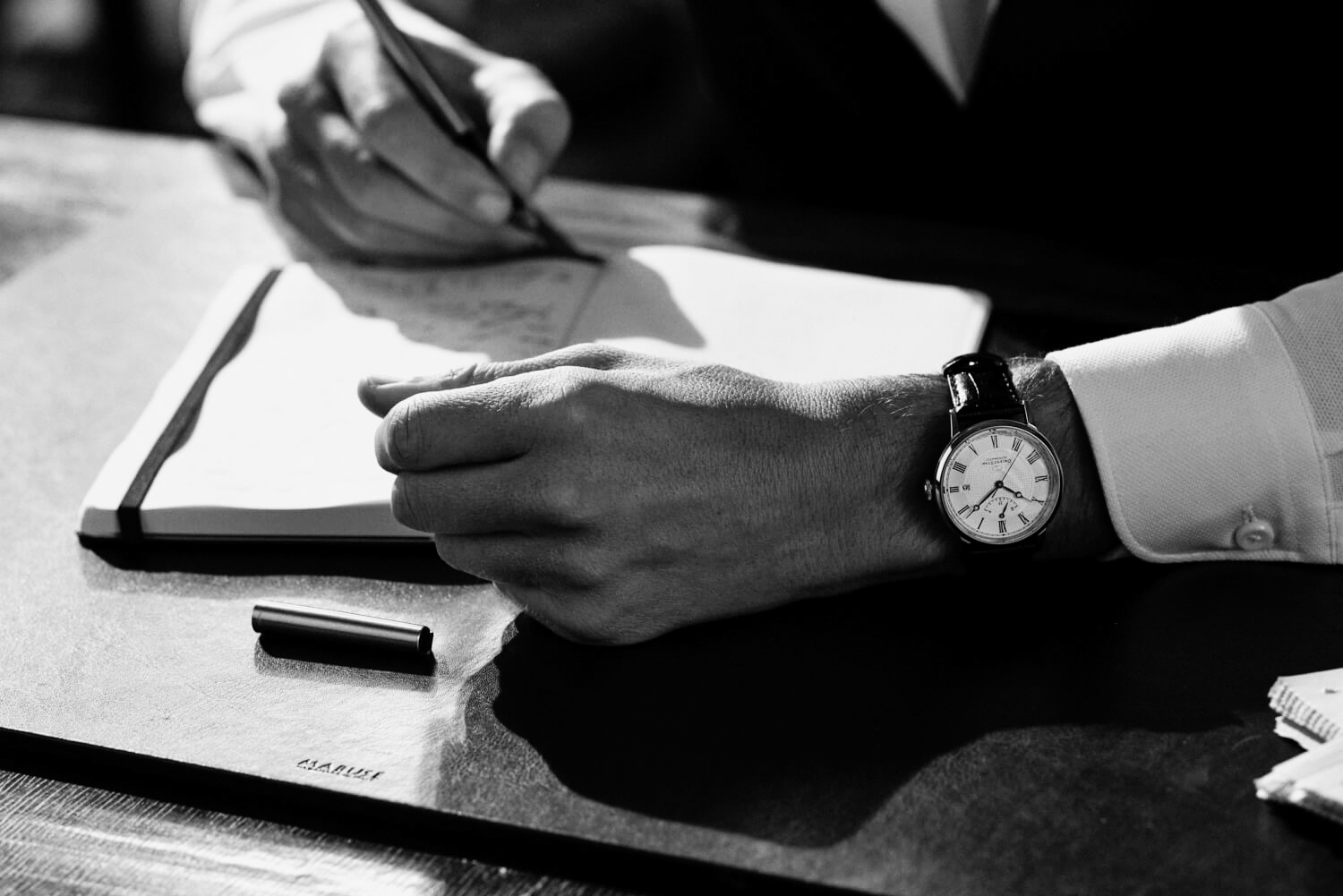 Orient watch on study desk by lifestyle photographer Tim Cole
